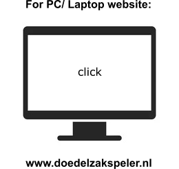 For PC/ Laptop website: click www.doedelzakspeler.nl