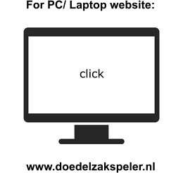 For PC/ Laptop website: click www.doedelzakspeler.nl