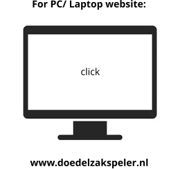 For PC/ Laptop website: click www.doedelzakspeler.nl