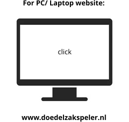 For PC/ Laptop website: click www.doedelzakspeler.nl