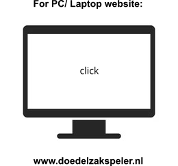 For PC/ Laptop website: click www.doedelzakspeler.nl