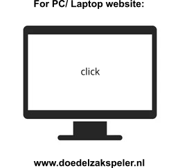 For PC/ Laptop website: click www.doedelzakspeler.nl