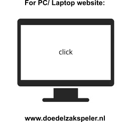 For PC/ Laptop website: click www.doedelzakspeler.nl